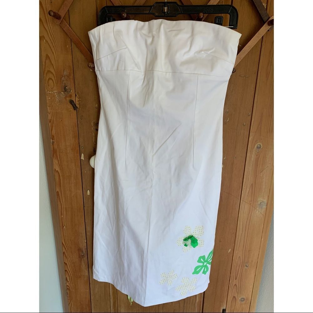 Ruth Anthropologie white sleeveless midi dress
